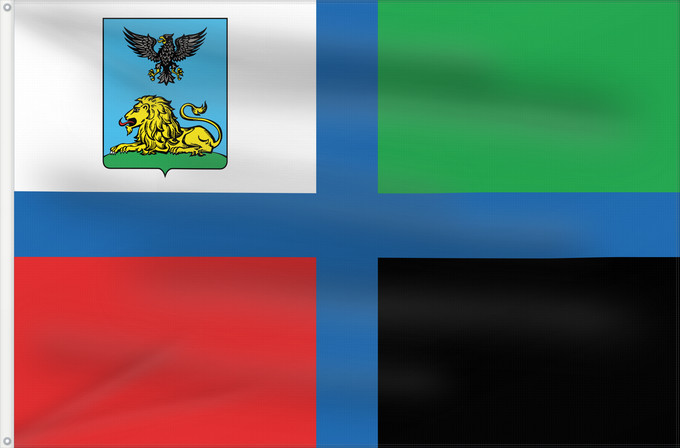 Drapeau, avec deux œillets métalliques et guindant renforcé : Belgorod Oblast	Oblast de Belgorod	Óblast de Bélgorod	Oblast Belgorod	Флаг Белгородской области