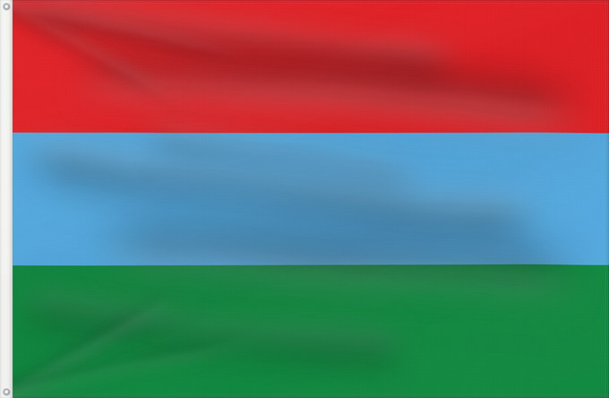 Drapeau, avec deux œillets métalliques et guindant renforcé : Karelia	Republic of Karelia 	Carelia (o Karelia)	Flags of the Republic of Karelia