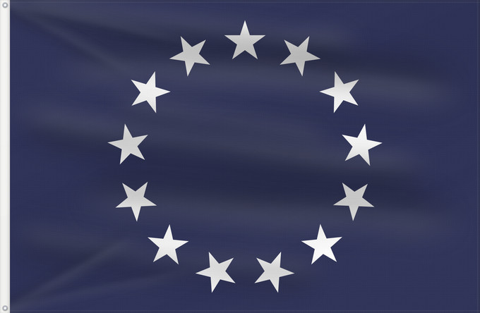 Flagge, mit zwei Metallösen und verstärktem Besatzband: United States Foreign Service Officer	Flag of a United States Foreign Service Officer	The official flag for an officer of the United States Foreign Service