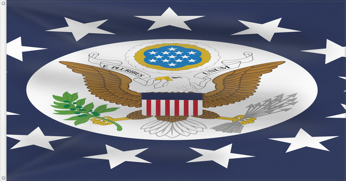Bandera, con dos ojales metálicos y lado del asta reforzado: United States ambassador	US Ambassador to an accredited sovereign foreign government	Ambassadors of the United States	Ambasciatori degli Stati Uniti
