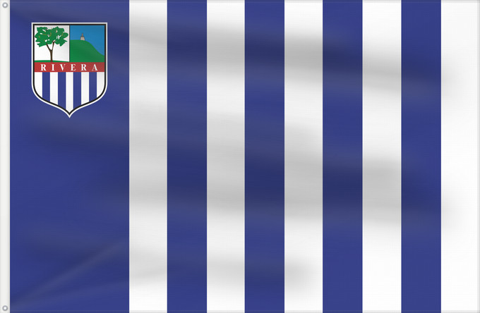Drapeau, avec deux œillets métalliques et guindant renforcé : Rivera Department	Rivera