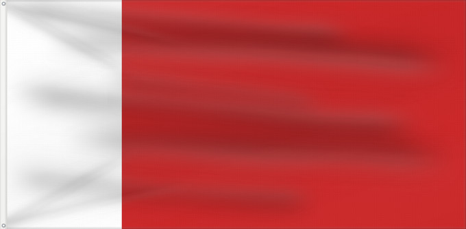 Drapeau, avec deux œillets métalliques et guindant renforcé : Ajman D Ajman Adschman علم إمارة عجمان