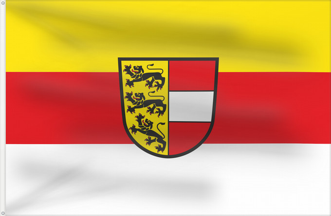 Bandera, con dos ojales metálicos y lado del asta reforzado: Carinthia Carinthia (state) Kärnten Carintia