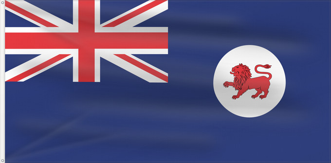 Flag, with two metal eyelets and reinforced hoist: Tasmania	Tasmanie	Tasmanien