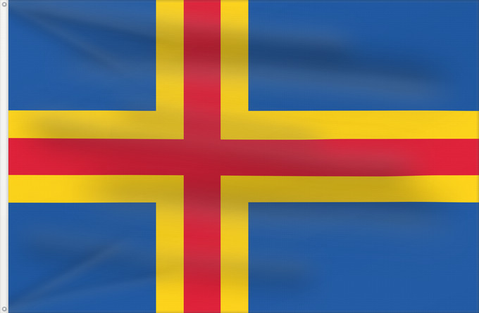 Drapeau, avec deux œillets métalliques et guindant renforcé : Åland	Aland Islands	D Åland	Ålands	Isole Åland	Wysp Alandzkich	علم أولان	Сцяг Аландскіх астравоў	Сьцяг Аляндзкіх выспаў	Ålandskih ostrva	Σημαία των Ώλαντ	Ahvenamaa lipp	Ålandeko bandera	Ahvenanmaan	דגל אולנד	オーランド諸島の旗	올란드 제도의 기	Ålands flagg	Флаг Аландских