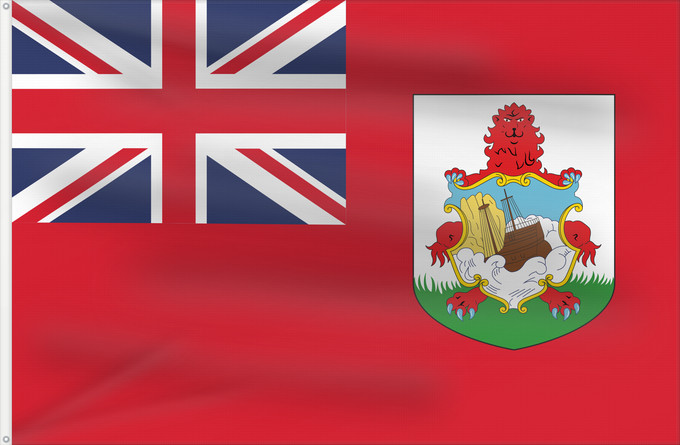 Bandera, con dos ojales metálicos y lado del asta reforzado: Bermuda	Bermudes	Bermudas	Bermudów	Bermudas fana	Brattagh ny Bermioodee	Флаг Бермуд