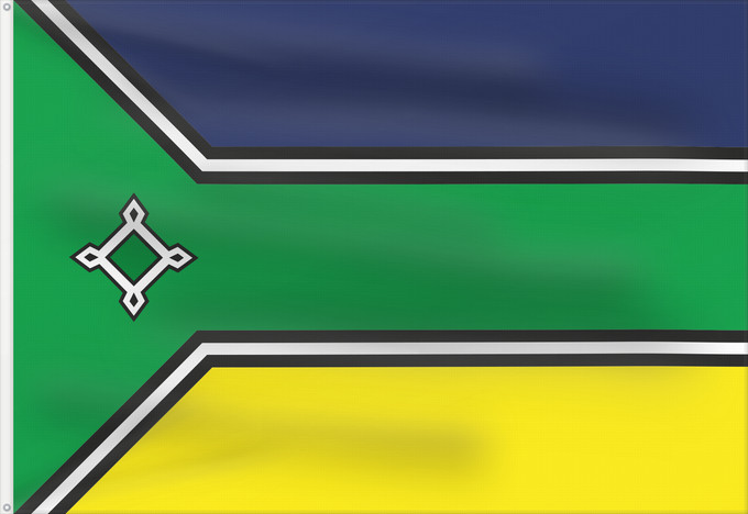 Flag, with two metal eyelets and reinforced hoist: Amapá
