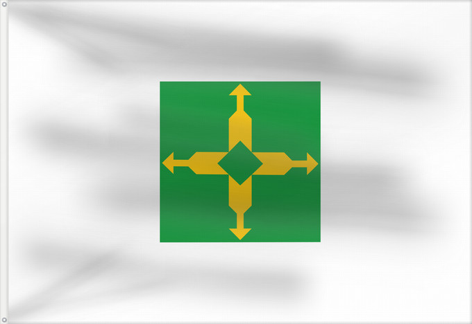 Flagge, mit zwei Metallösen und verstärktem Besatzband: Distrito Federal