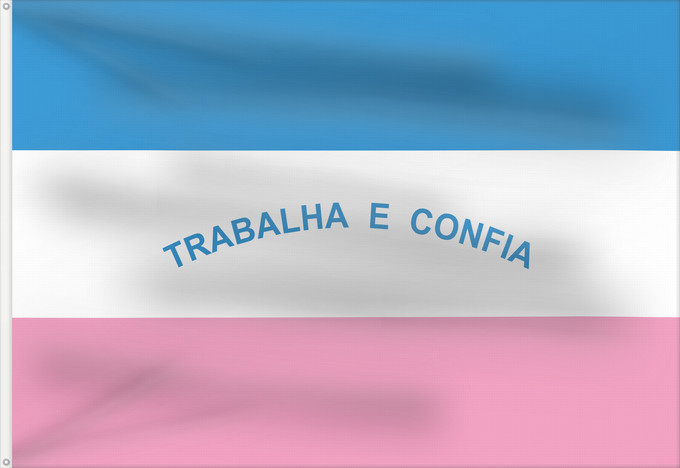 Flagge, mit zwei Metallösen und verstärktem Besatzband: Espírito Santo