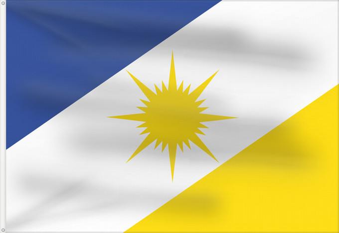 Flag, with two metal eyelets and reinforced hoist: Tocantins	State of Tocantins, Brazil	Estado do Tocantins, Brasil