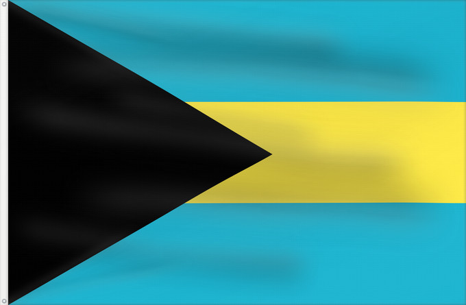 Bandera, con dos ojales metálicos y lado del asta reforzado: Bahamas	Bahama	Bahama s	Das Bahamas	Bahamów	Y Bahamas	La Bahamoj	Bahaman	Bahámaí	Des Bahamas	Ala Bahamayê	Ynysow Bahama	Знаме на Бахамите	Pāmitl Bahamah	Bahamakuna unanchan	Statului Bahamas	Флаг Багам	Bahamov