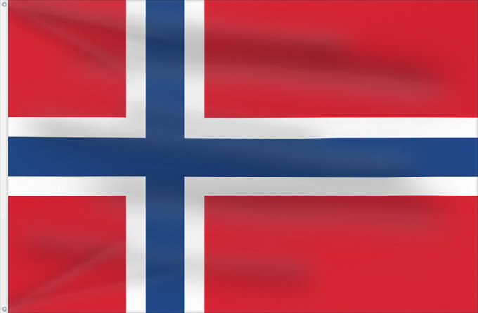 Drapeau, avec deux œillets métalliques et guindant renforcé : Bouvet Island