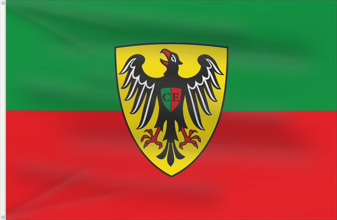 Drapeau, avec deux œillets métalliques et guindant renforcé : Esslingen am Neckar (Region Stuttgart)
