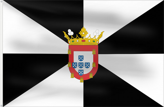 Drapeau, avec deux œillets métalliques et guindant renforcé : Ceuta Ceuta Spain Ceuta España