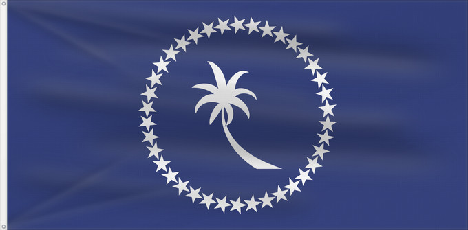 Flag, with two metal eyelets and reinforced hoist: Chuuk	Chuuk  state within the Federated States of Micronesia  - colours and 1 2 dimensions based partly on templates at The World Flag Database and Photo of flag in use	Chuuk 