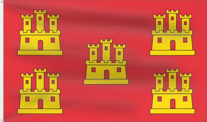 Flag, with two metal eyelets and reinforced hoist: Poitou-Charentes Region Poitou-Charentes in France Région Poitou-Charentes en France
