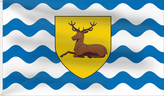 Bandera, con dos ojales metálicos y lado del asta reforzado: County Flag of Hertfordshire	Hertfordshire	Hertfordshire flag