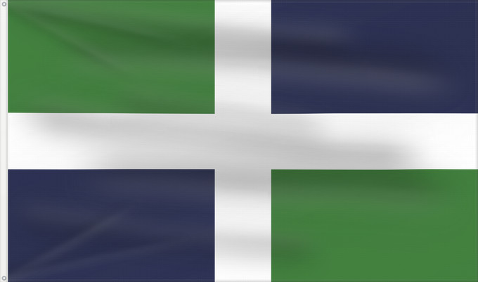 Drapeau, avec deux œillets métalliques et guindant renforcé : Oxfordshire