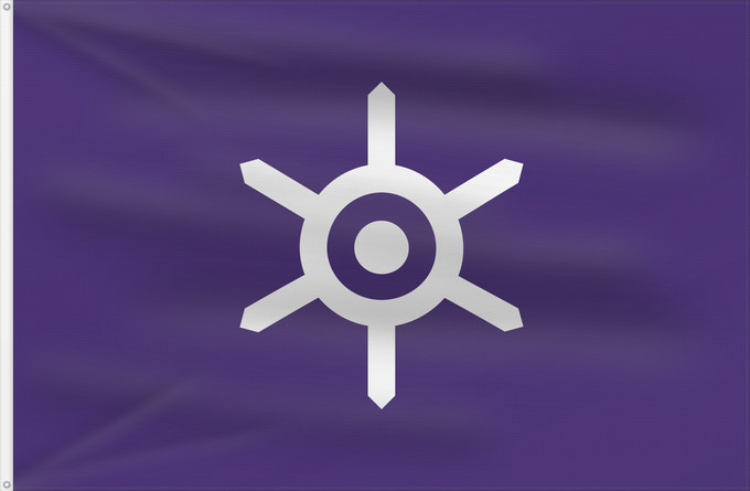 Drapeau, avec deux œillets métalliques et guindant renforcé : Tokyo Prefecture	Tokyo	Tōkyō	Tokio	La préfecture de Tokyo