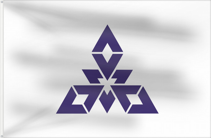 Bandera, con dos ojales metálicos y lado del asta reforzado: Fukuoka City	W3C-validity not checked	Fukuoka, Fukuoka	Fukuoka	福岡市旗