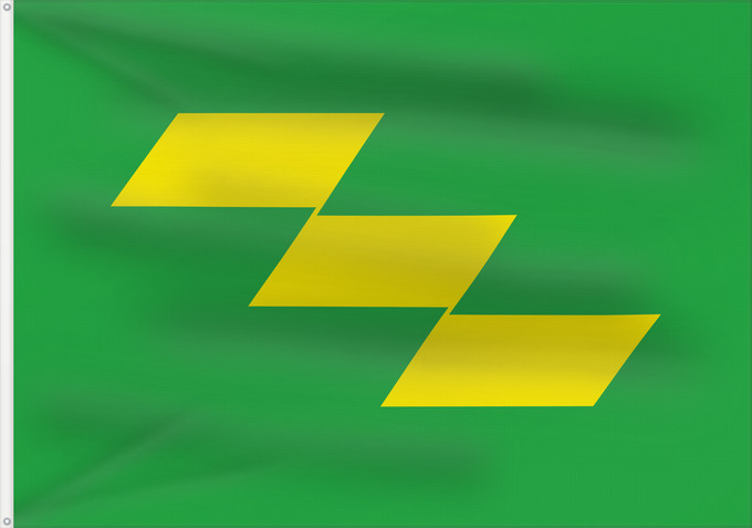 Flag, with two metal eyelets and reinforced hoist: Miyazaki Prefecture Miyazaki Hayao Miyazaki Präfektur Miyazaki