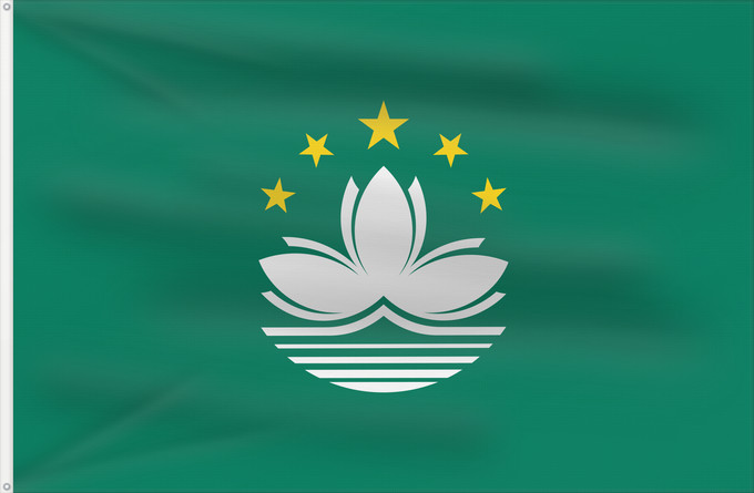 Flag, with two metal eyelets and reinforced hoist: Macau	Macao	Região Administrativa Especial de Macau	​澳門特別行政區區旗 / Ó̤-muòng Dĕk-biék Hèng-céng-kṳ̆ kṳ̆-gì	Macaa	​澳門特別行政區區旗	​澳門特別行政區區旗 / Àu-mûn Thi̍t-phe̍t Hàng-tsṳn-khî khî-khì	マカオの旗	Aumın	마카오의 旗 / 마카오의 기	​澳門特別行政區之區旗	Флаг Макао	Makao	ئاۋمېن بايرىقى	Прапор А