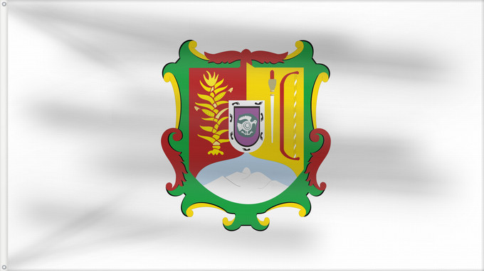 Flagge, mit zwei Metallösen und verstärktem Besatzband: Nayarit