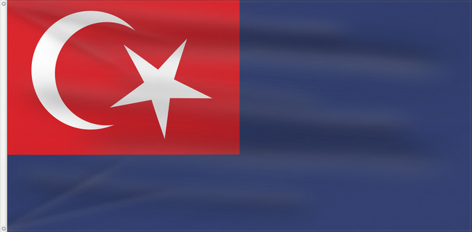 Flag, with two metal eyelets and reinforced hoist: Johor Malaysian state Johor Johor o Johore