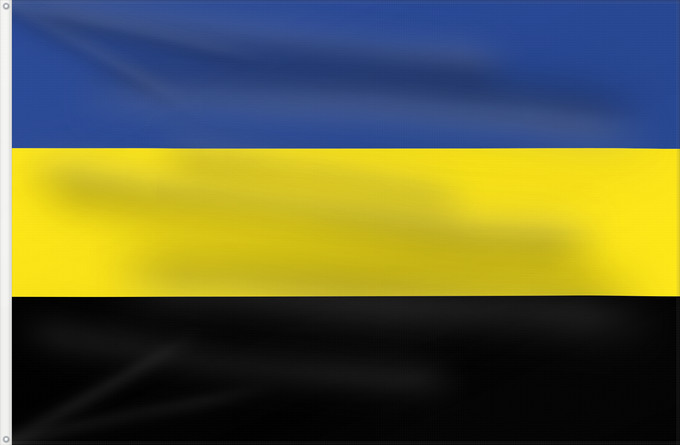 Drapeau, avec deux œillets métalliques et guindant renforcé : Gelderland Province of Gelderland in the Netherlands Güeldres Gelderland