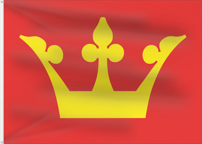 Flag, with two metal eyelets and reinforced hoist: Vestfold County of Vestfold, Norway comté de Vestfold