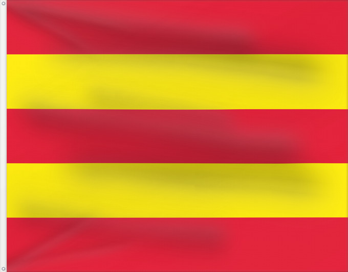 Flag, with two metal eyelets and reinforced hoist: Aust-Agder Former county of Aust‐Agder, Norway comté d’Aust-Agder