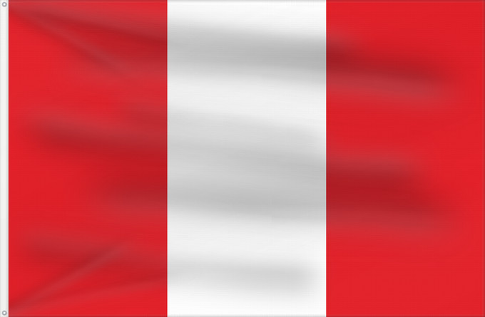 Drapeau, avec deux œillets métalliques et guindant renforcé : Peru	Pérou	Perú	Perù	Piruw wiphala	Perus	Piruwpa unanchan	Флаг Перу