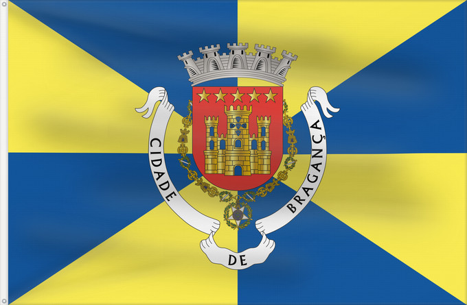 Flag, with two metal eyelets and reinforced hoist: Bragança