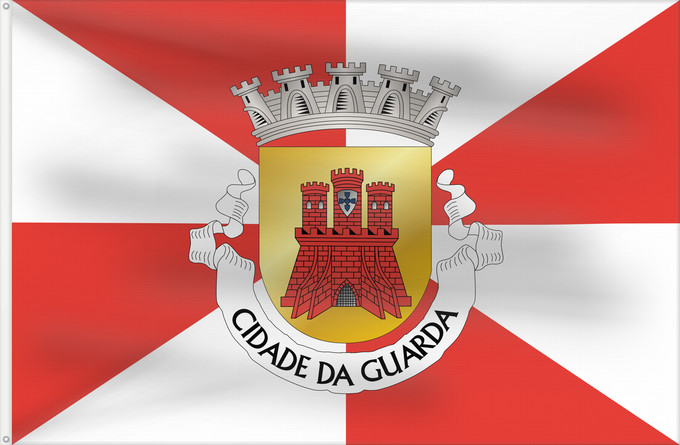 Drapeau, avec deux œillets métalliques et guindant renforcé : Guarda