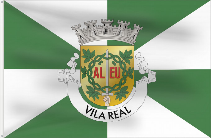 Drapeau, avec deux œillets métalliques et guindant renforcé : Vila Real