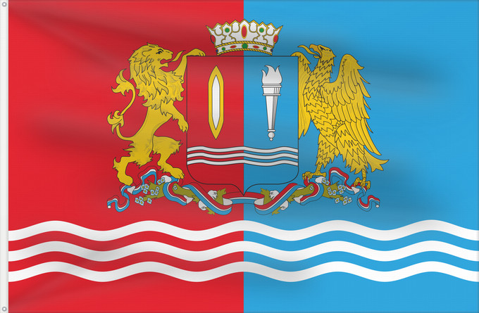 Drapeau, avec deux œillets métalliques et guindant renforcé : Ivanovo Oblast	Oblast d'Ivanovo	Óblast de Ivánovo	Oblast Iwanowo