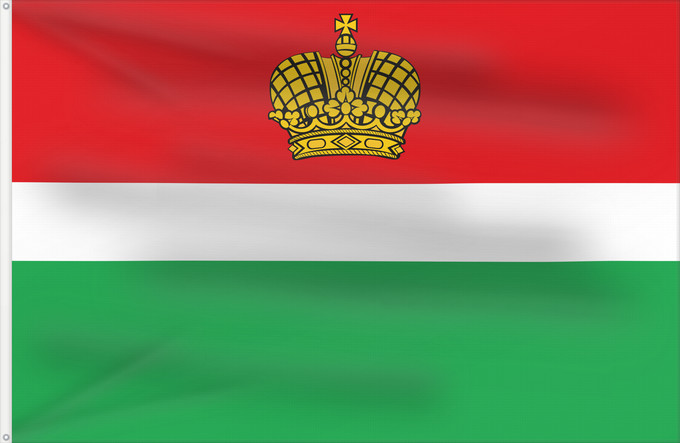 Drapeau, avec deux œillets métalliques et guindant renforcé : Kaluga Oblast	Oblast de Kalouga	Óblast de Kaluga	Oblast Kaluga