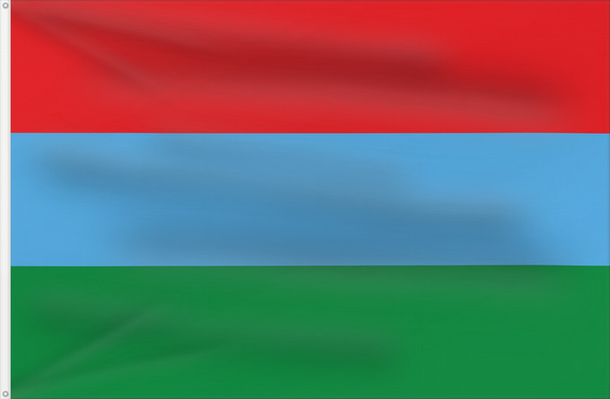 Drapeau, avec deux œillets métalliques et guindant renforcé : Karelia Republic of Karelia Carelia (o Karelia) Flags of the Republic of Karelia