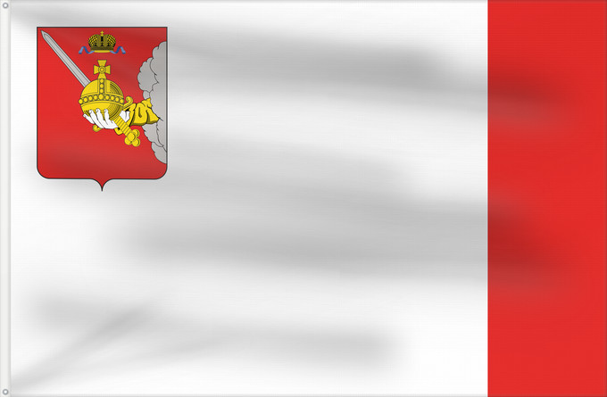 Bandera, con dos ojales metálicos y lado del asta reforzado: Vologda Oblast	Vologda Oblast 	Oblast de Vologda	Óblast de Vólogda	Oblast Wologda