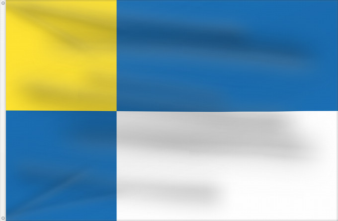 Flag, with two metal eyelets and reinforced hoist: Bratislavsky vlajka Bratislava Region Région de Bratislava Región de Bratislava Bratislava (Region)