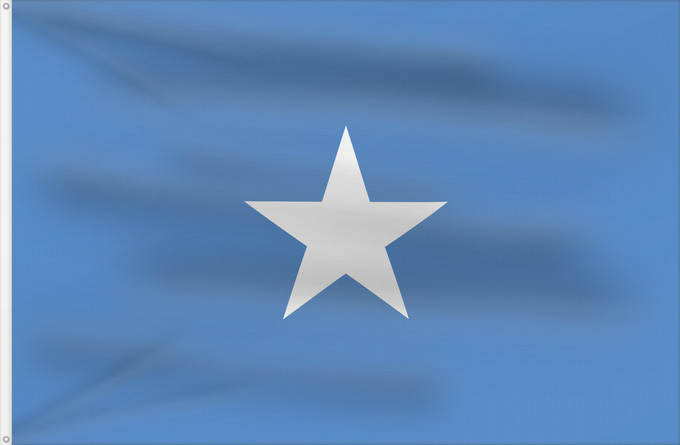 Flag, with two metal eyelets and reinforced hoist: Somalia Somalie Somalië علم الصومال ソマリアの国旗 Прапор Сомалі