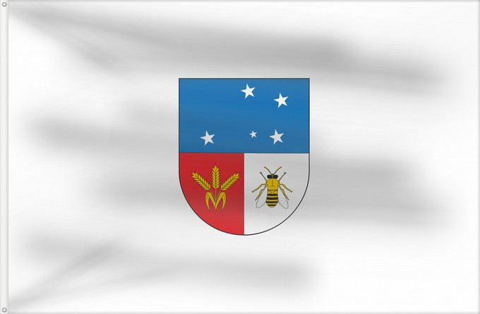 Drapeau, avec deux œillets métalliques et guindant renforcé : Colonia Department Colonia département de Colonia