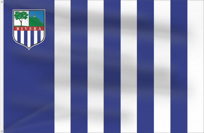 Drapeau, avec deux œillets métalliques et guindant renforcé : Rivera Department	Rivera