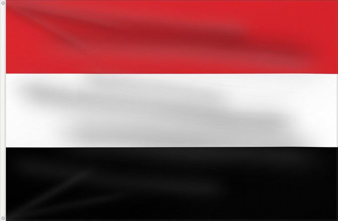 Flag, with two metal eyelets and reinforced hoist: Yemen Yémen Yemen. Proporciones 2 3 Jemen ﻋﻠﻢ الجمهورية ﺍﻟﻴﻤنية Jemeno Флаг Йемена Jemna