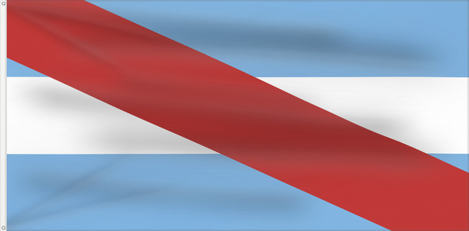 Flagge, mit zwei Metallösen und verstärktem Besatzband: Provincia de Entre Ríos Entre Ríos Province, Argentina Province de Entre Ríos Entre Ríos (Provinz) Provincia di Entre Ríos