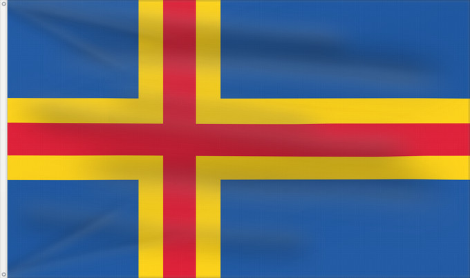 Bandera, con dos ojales metálicos y lado del asta reforzado: Åland	Aland Islands	D Åland	Ålands	Isole Åland	Wysp Alandzkich	علم أولان	Сцяг Аландскіх астравоў	Сьцяг Аляндзкіх выспаў	Ålandskih ostrva	Σημαία των Ώλαντ	Ahvenamaa lipp	Ålandeko bandera	Ahvenanmaan	דגל אולנד	オーランド諸島の旗	올란드 제도의 기	Ålands flagg	Флаг Аландских