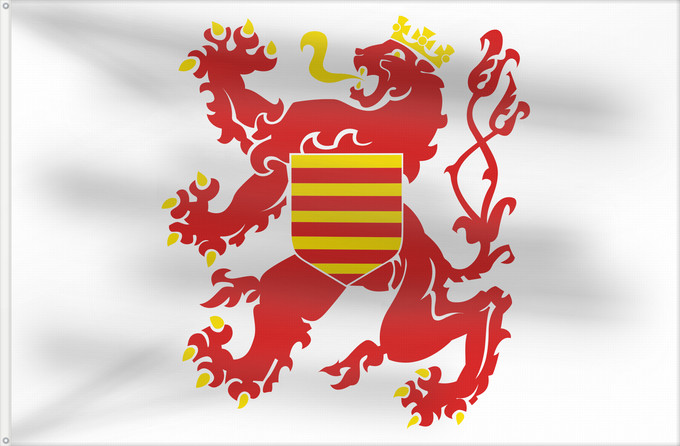Bandera, con dos ojales metálicos y lado del asta reforzado: Limburg (nl)
