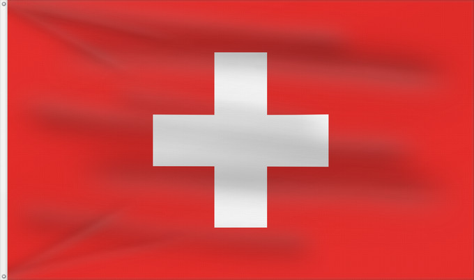 Drapeau, avec deux œillets métalliques et guindant renforcé : Civil Ensign of Switzerland Switzerland at sea Pavillon naval de la Suisse Suiza (paisaje) Schweizer Flagge zur See Svizzera (paesaggio)