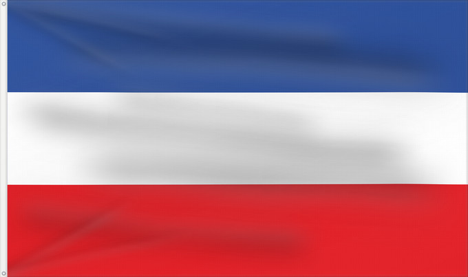 Bandera, con dos ojales metálicos y lado del asta reforzado: Schleswig-Holstein