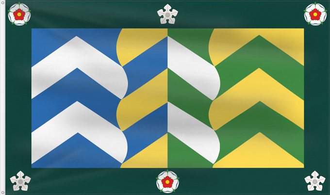 Flag, with two metal eyelets and reinforced hoist: Cumbria